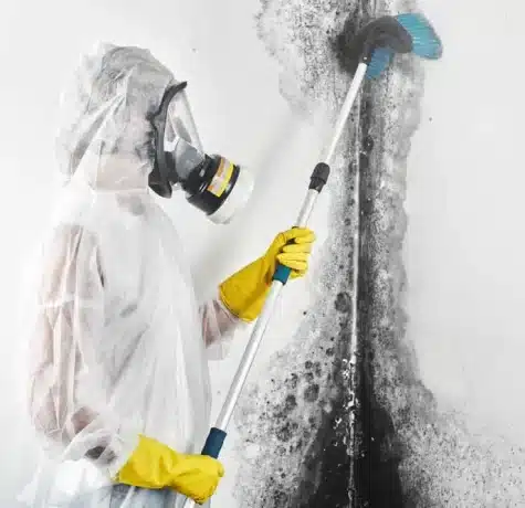 Hire a professional to conduct mold remediation the moment that you smell black mold in your home.