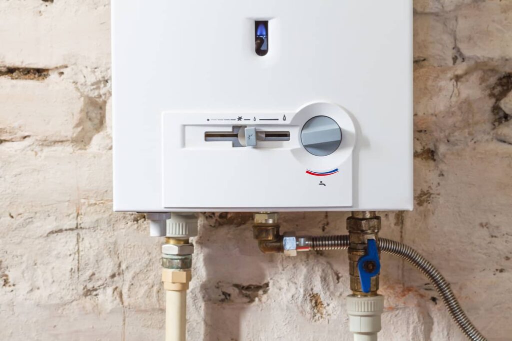 Gas water heaters need temperature raised too. 