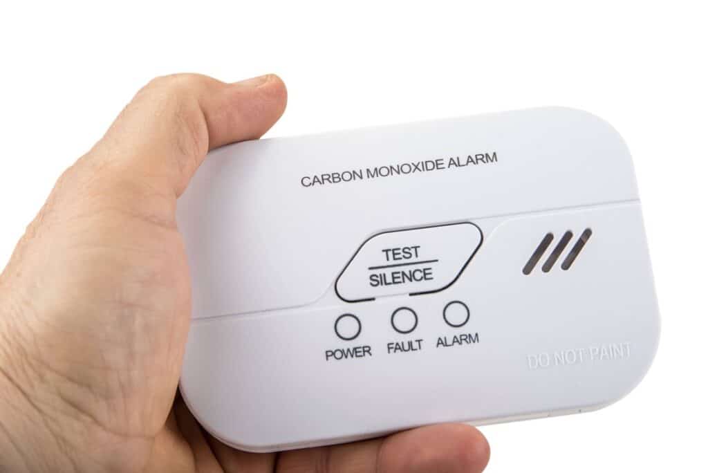 Sometimes a carbon monoxide alarm needs resetting because of a low battery or malfunction. 